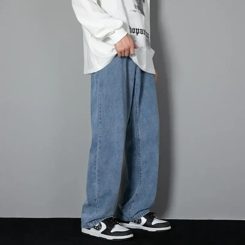 2023 Korean Men's Classic Straight Denim Jeans